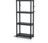 Regál Prosperplast STACKARO SOLID 75 HD - barva: černá