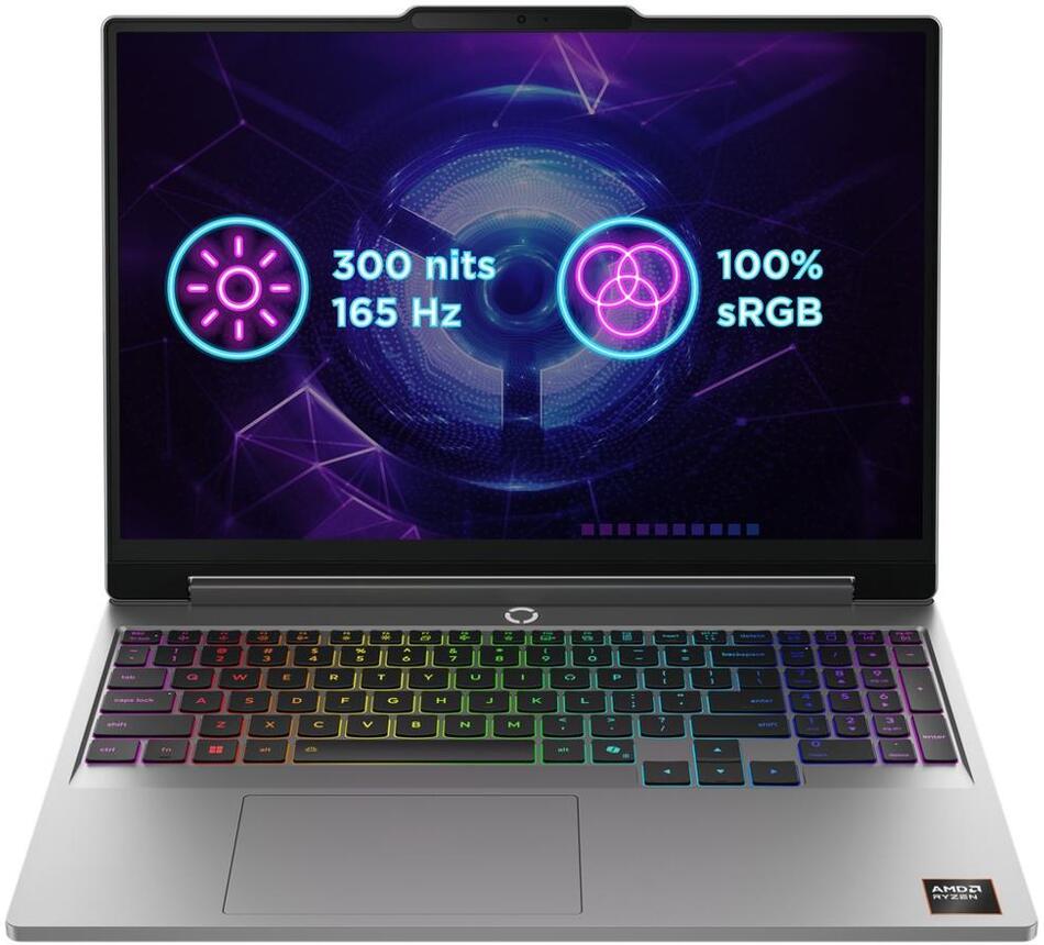 Herní notebook Lenovo LOQ 15AHP11 Luna Grey (83TN007