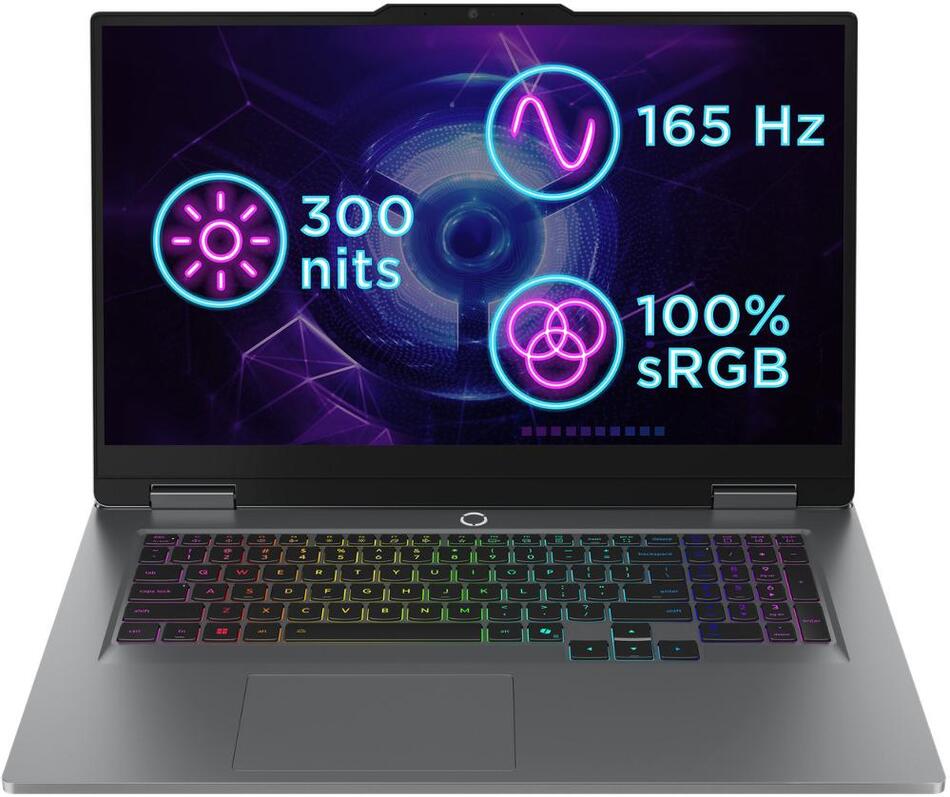 Herní notebook Lenovo LOQ 17IRX10 Luna Grey (83JH00F