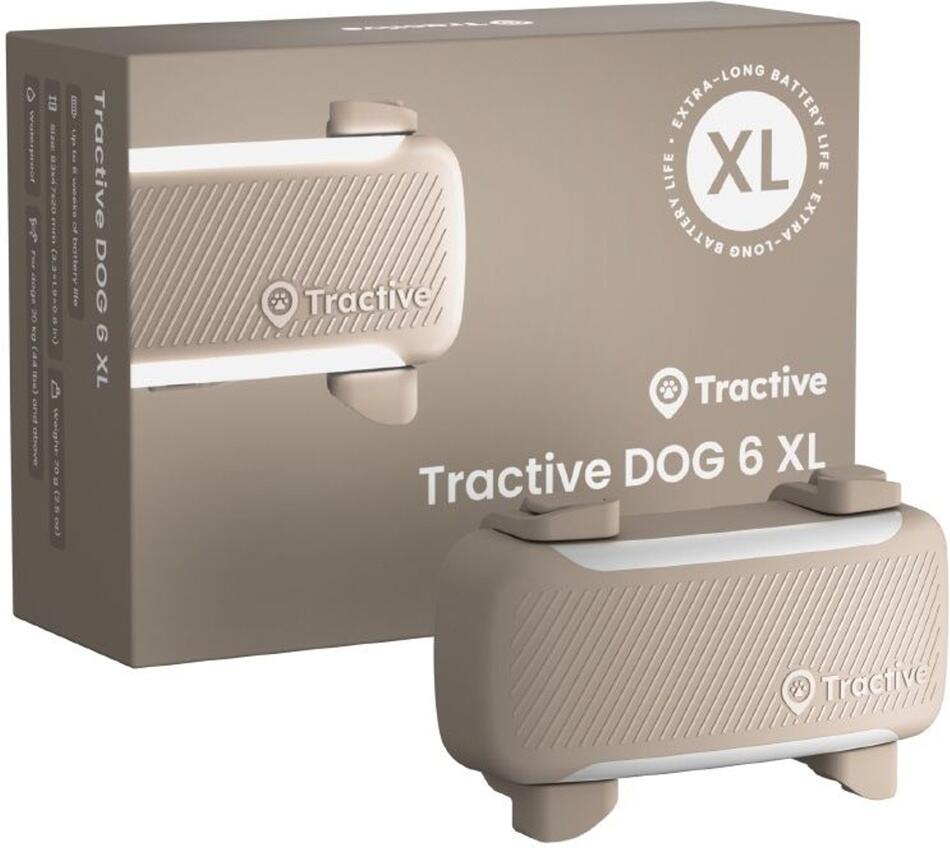 Tractive DOG 6 XL - hnědá