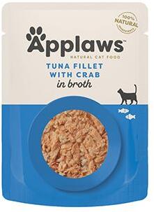 Applaws Cat kapsa Adult Broth tuňák s krabem 70g