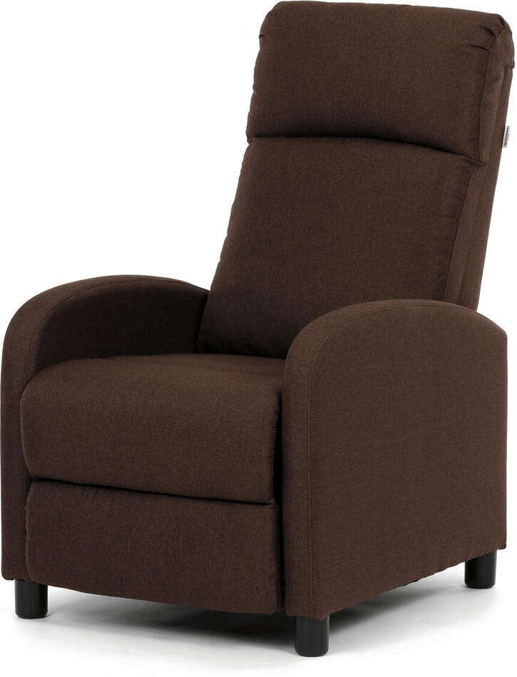 Polohovací křeslo, hnědá, látka, TV-W3397 BR2 Autronic