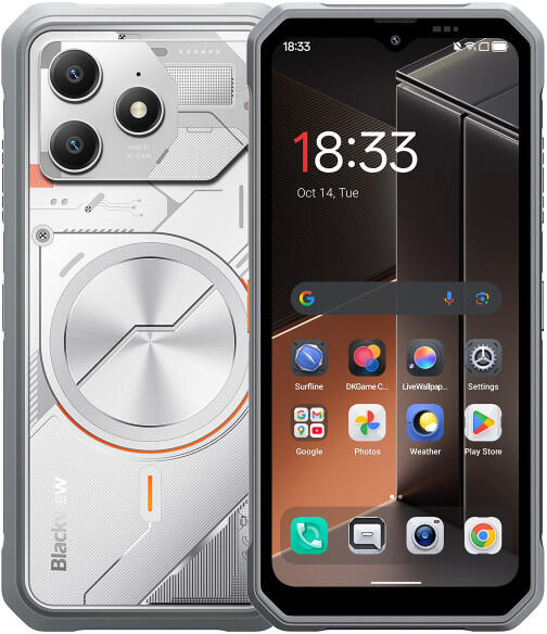 Blackview FORT 100 - 6/128 GB, stříbrný