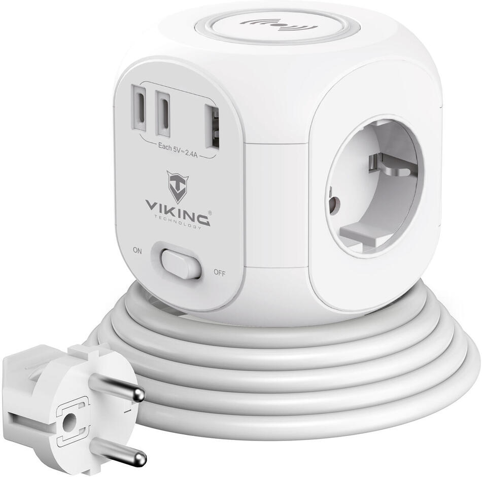 Síťový adaptér VIKING AC Cube W33