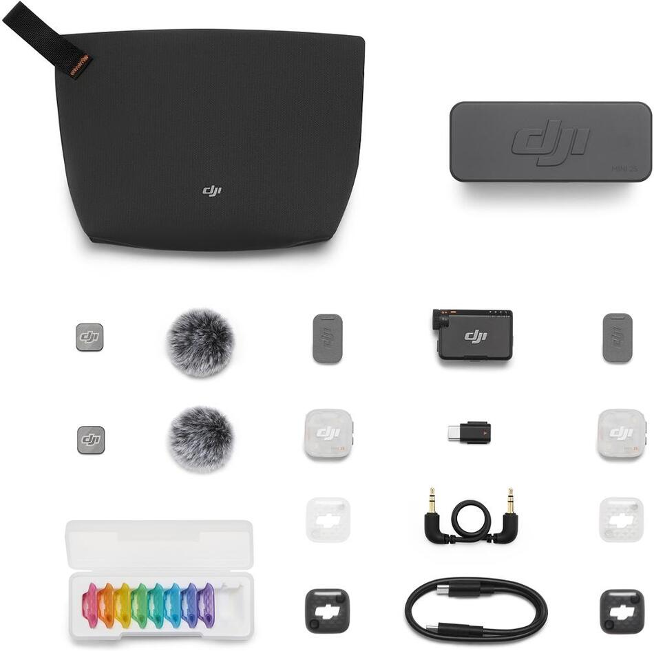 Foto příslušenství DJI Mic Mini 2S (2 TX + 1 RX + Ch