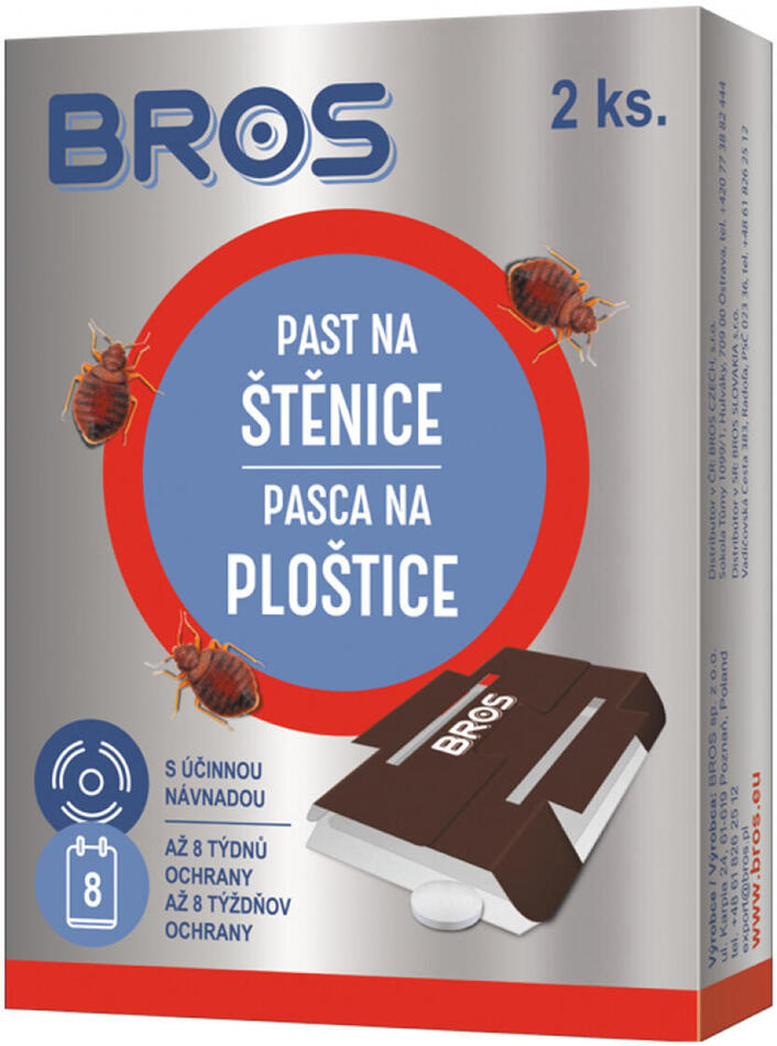 past na štěnice lepová (2ks) BROS