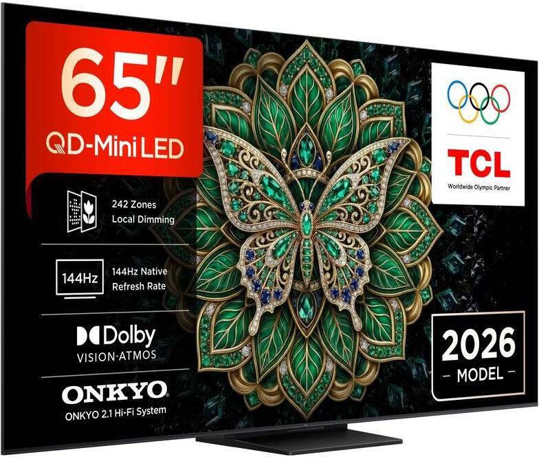 Televize TCL 65C6K PRO SMART TV 65" QLED/4K UHD/Mini LED / 144Hz / 4xHDMI / 1xUSB / LAN / GoogleTV