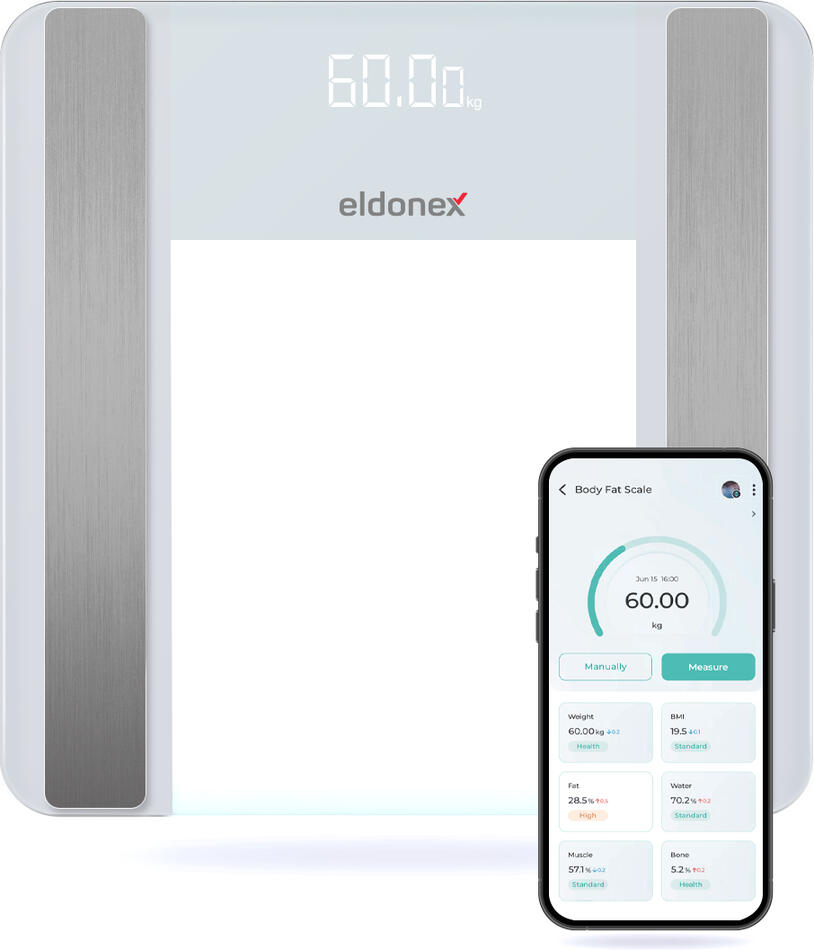 ELDONEX BODYFIT PRO digitální osobní váha BÍLÁ