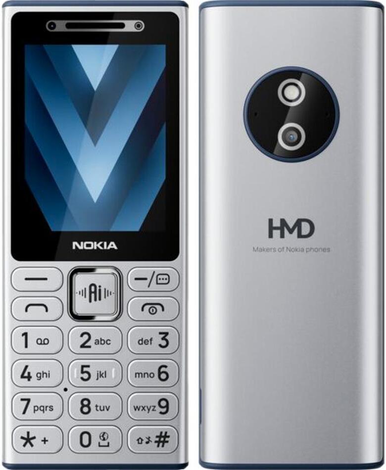Mobilní telefon Nokia 210 4G Dual SIM Stříbrná