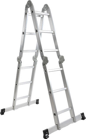 Žebřík AHProfi AH103C, 4x3 + 2 ocel. platformy