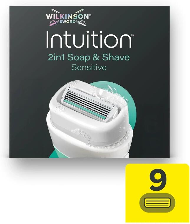 Wilkinson Sword náhradní hlavice Wilkinson Intuition 2in1 Sensitive - 9 ks
