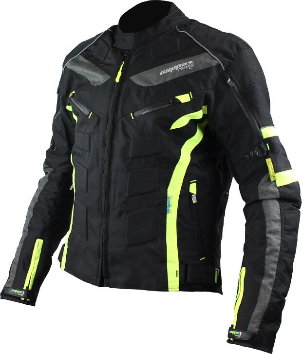 Cappa Racing Bunda moto AINTREE textilní zelená (Velikost: L)