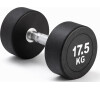 Jednoruční činka 17,5 kg oválná černá