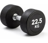 Jednoruční činka 22,5 kg oválná černá