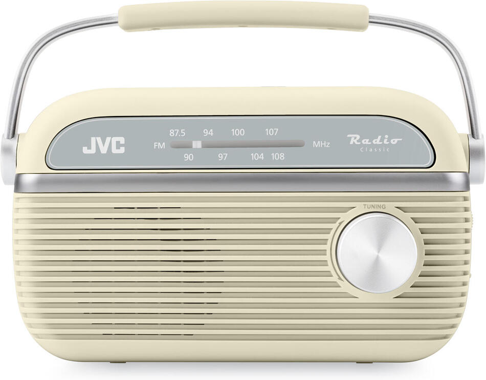 Radiopřijímač JVC RA-E215Y, béžový