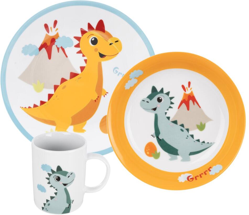 Jídelní dětská sada DINO 3 díly Orion