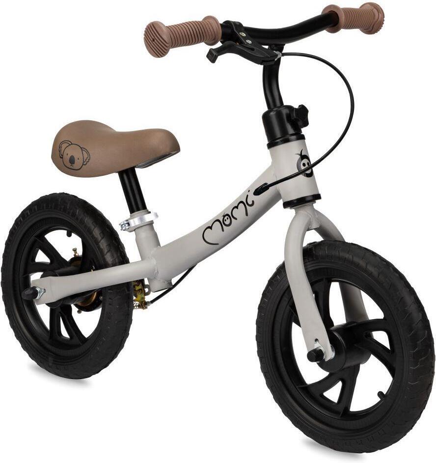 Odrážedlo MoMi BREKI s brzdou šedé