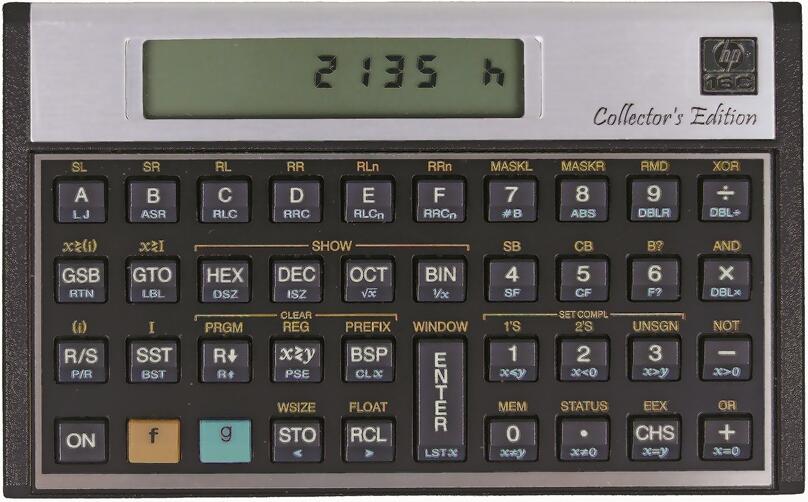 HP-16c desktop calculator (HP-16c #INT)