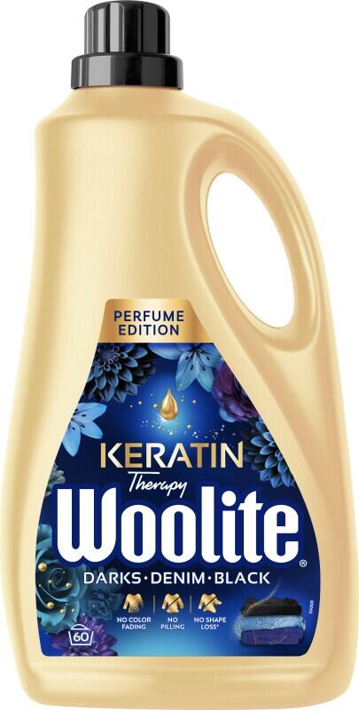 Woolite Black Keratin Perfume Edition prací gel na černé prádlo 60 dávek, 3,6 l