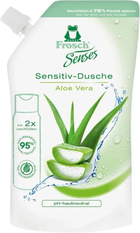 Frosch Eko Aloe Vera Sensitive sprchový gel náhradní náplň 500 ml