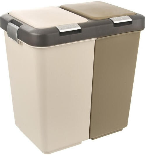 Odpadkový koš Orion UH DUO DUST, 40 l