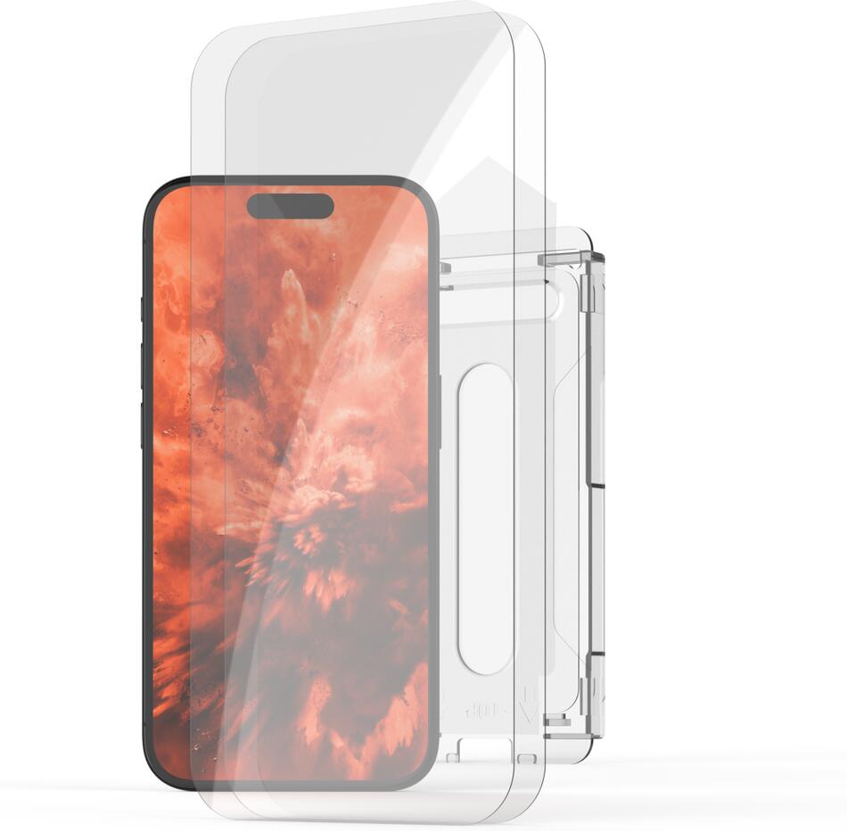 Tvrzené sklo FIXED 2ks s anti-dust aplikátorem pro Apple iPhone 18 Pro/17 Pro, čiré