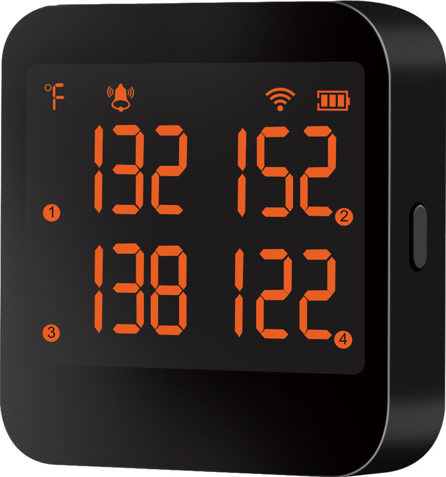 Smart senzor teploty Immax NEO s LCD, 4x externí sonda, BLE