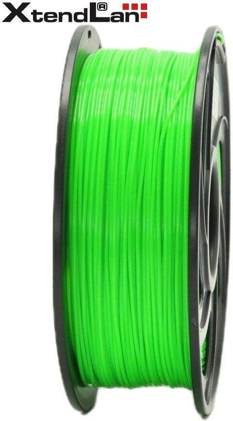XtendLAN PLA filament 1,75mm zářivě zelený 1kg (3DF-PLA1.75-FGN 1kg)