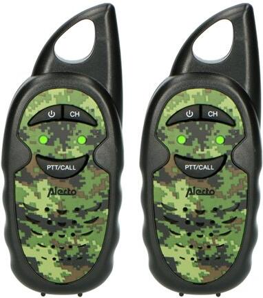 Nedis Alecto FR05CAMO - Sada dvou obousměrných vysílaček pro děti - dosah 3 km