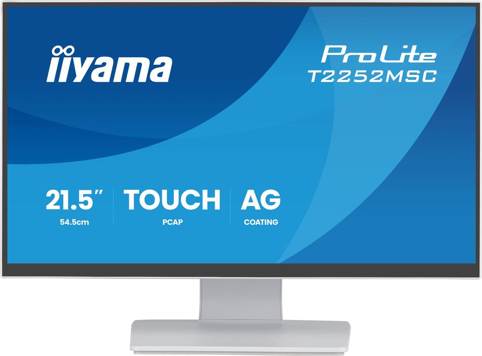 22" LCD IIYAMA T2252MSC-W2AG:IPS,FHD,HDMI,DP