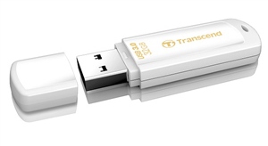 Flash USB Transcend JetFlash 730 32GB USB 3.0 - bílý