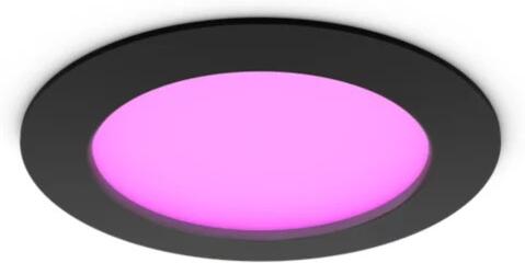 Hue LED Slim vestavné svítidlo L, nastavitelná bílá, černá Philips HUE