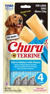 Churu Dog Terrine kuřecí se sýrem plemena L 4x54g