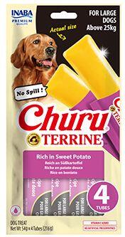 Churu Dog Terrine batáty plemena L 4x54g