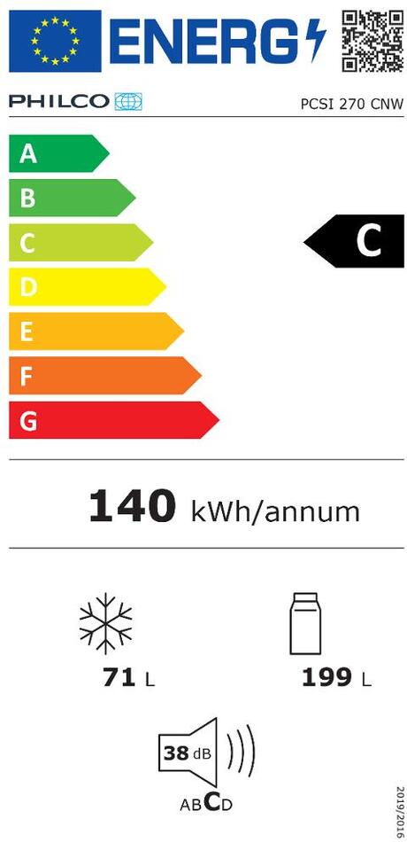 PCSI 270 CNW KOMB. CHLADNIČKA Philco
