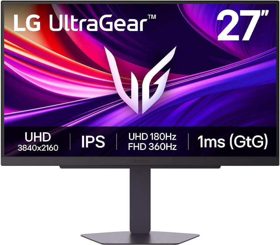 LG UltraGear/27G810A-B/27"/IPS/4K UHD / 180Hz / 1ms / Černá / 2R (27G810A-B.AEU)