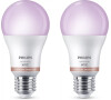 Philips LED žárovka A60 E27 100W, RGB, 2 ks WiZ