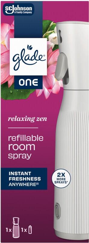 Glade ONE osvěžovač vzduchu + náplň Relaxing Zen 10ml