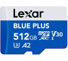 Lexar 512GB Blue Plus microSDXC s adp C10 A2 (LMSBLPL512G-BNANG)