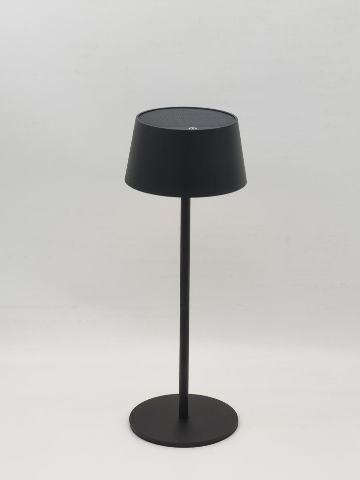 Venkovní solární LED stolní lampička Immax CHIC, černá, 2,5W, stmívatelná