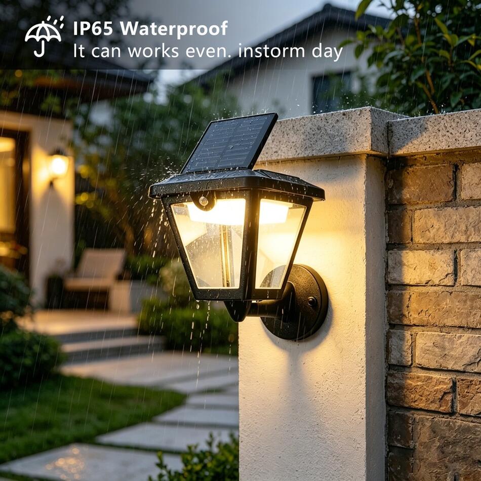 Venkovní nástěnné solární LED osvětlení Immax SUN LAMPADA s PIR čidlem