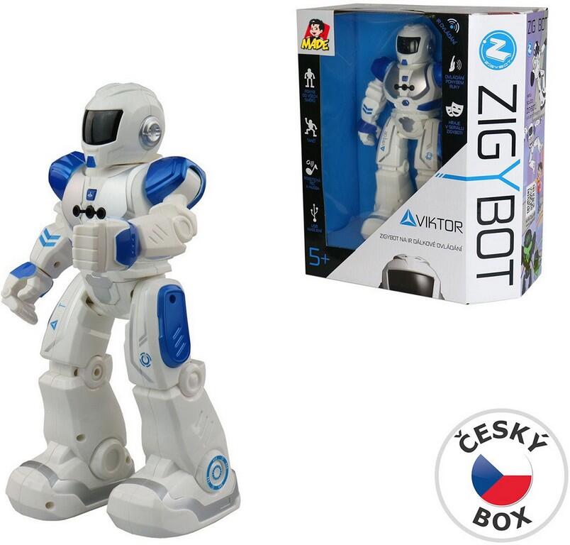 Robot Viktor 27cm, 21 funkcí (modrý)