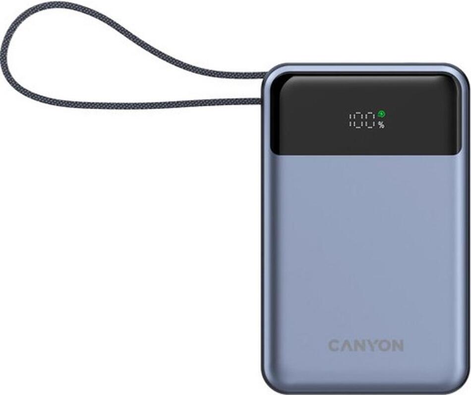 Power Bank Canyon OnPower 600 strieborná