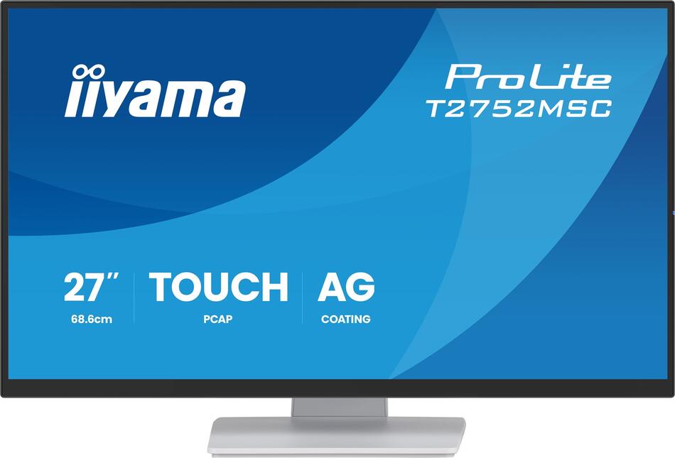 27" IIYAMA T2752MSC-W1AG:IPS,FHD,HDMI,DP