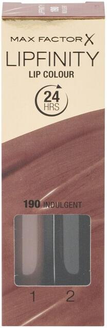 Rtěnka Max Factor Lipfinity 24HRS Lip Colour, 4,2 ml, odstín 190 Indulgent