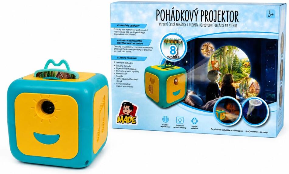 MaDe Projektor s pohádkami CZ