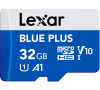 Lexar 32GB Blue Plus microSDHC s adp C10 A1 (LMSBLPL032G-BNANG)