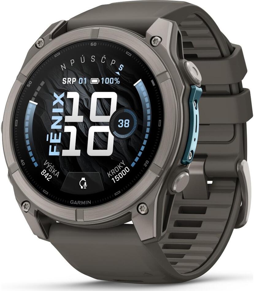 Smart hodinky Garmin f?nix 9 51mm AMOLED Titanium P