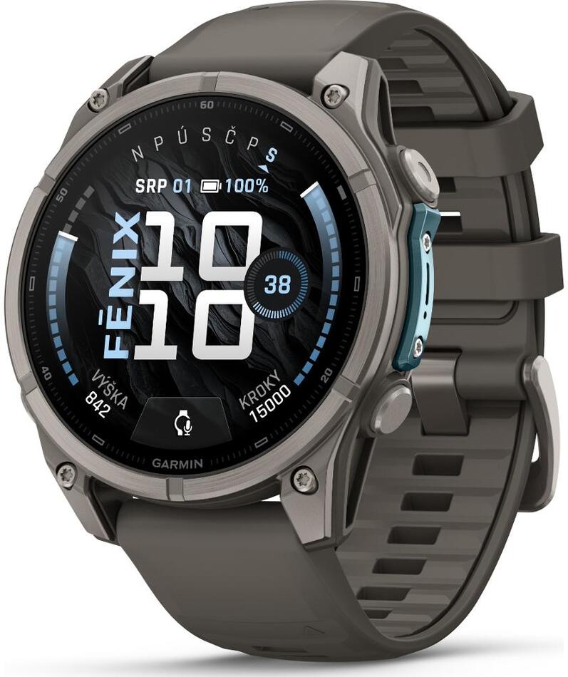 Smart hodinky Garmin f?nix 9 47mm AMOLED Titanium P