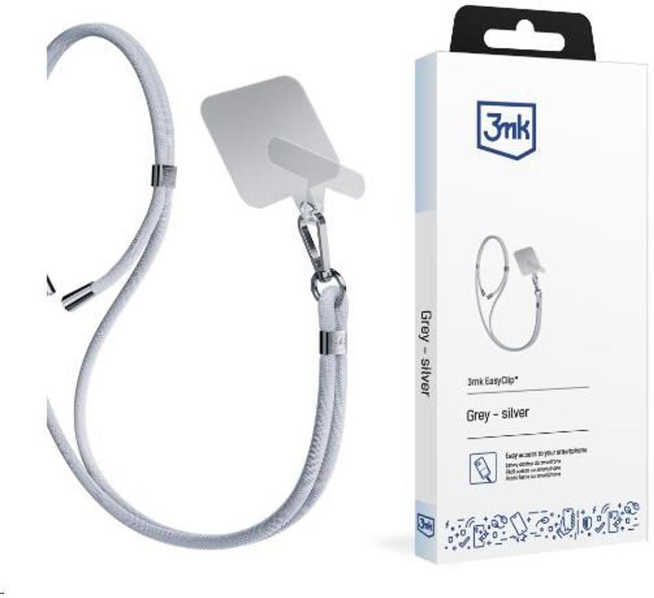 EasyClip šňůrka šedá 3MK